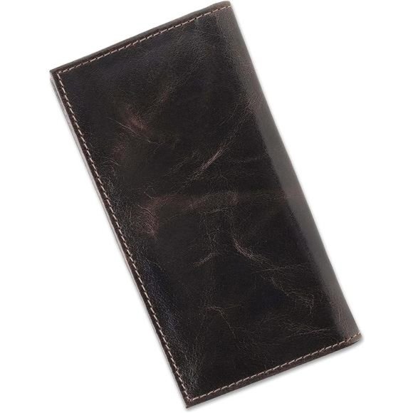 Long men's wallet RFID Vintage Look premium Genuine Leather Bifold Wallet